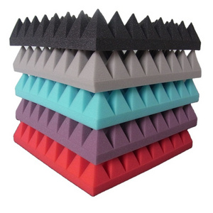 Hot Sales fireproofing Pyramid Acoustic Panels Sound Absorbing Foam Polyester Acoustic Panel Soundproof Acoustic Foam