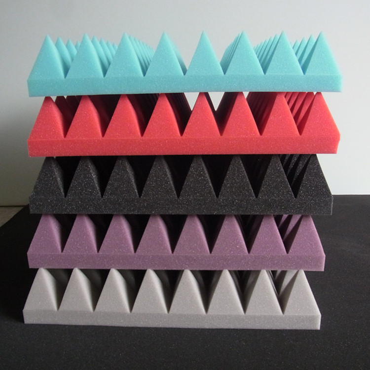 Hot Sales fireproofing Pyramid Acoustic Panels Sound Absorbing Foam Polyester Acoustic Panel Soundproof Acoustic Foam