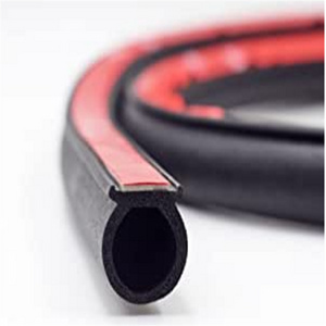 Silicone Rubber EPDM Door Rubber Sealing Strip Extruded Sponge Seal Strip Glazing Custom Rubber Gasket Seal for Aluminum Window