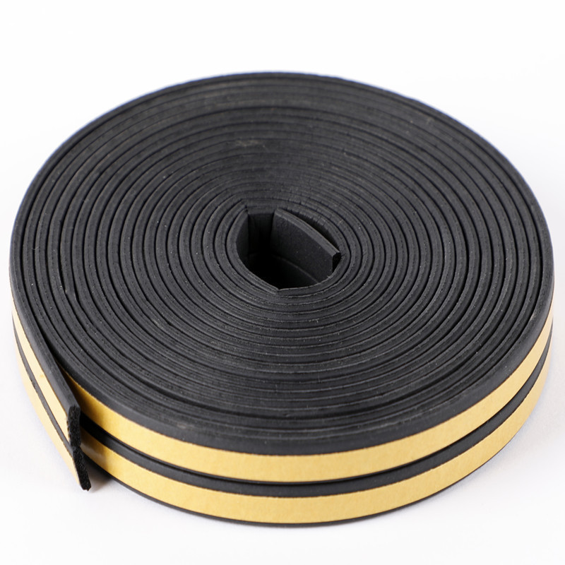 Epdm Yellow Self Adhesive Tape Closed Cell Epdm Adhesive Sponge Foam Rubber Seal Strip