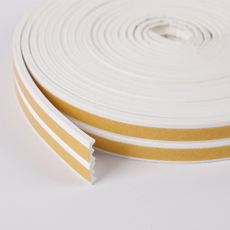 Epdm Yellow Self Adhesive Tape Closed Cell Epdm Adhesive Sponge Foam Rubber Seal Strip