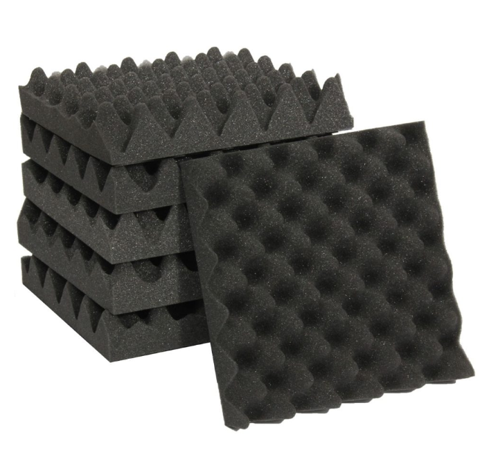 Custom fireproof polyurethane acoustic foam selfadhesive acoustic foam roll for Office Soundproof studio Foam Soundproof