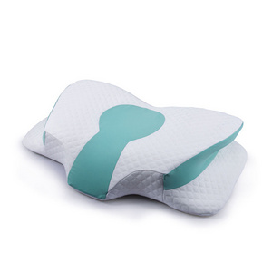 Cervical Contour Rest Pain Neck Memory Foam Pillow, Sleeping Comfort Custom Neck Support Pillow