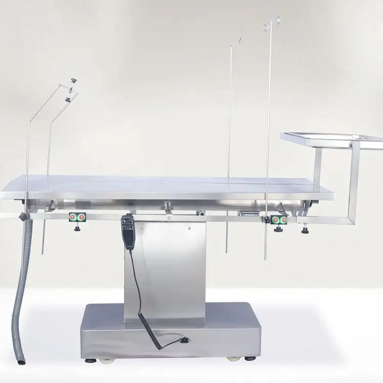 Veterinary clinic equipment stainless steel V-type surgical operation table veterinary exam table