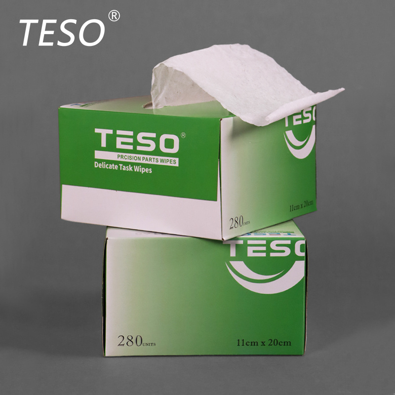 34160 Low dust wipes 100% Virgin Wood Pulp Tissue Lens Clean Wipes Precision Wipe Paper for Lab