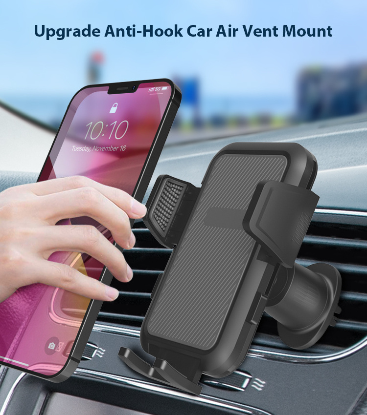 Universal Adjustable Cradle 360 Degree Rotatable Cell Phone Bracket Mount Air Vent Car Mobile Phone Holder for Car GPS