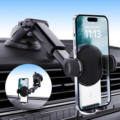 Top Selling Mobile Mount Dashboard Car Phone Holders Cellphone Holder for Car Suction Cup Holder Mobile Stand Car Phone Mount