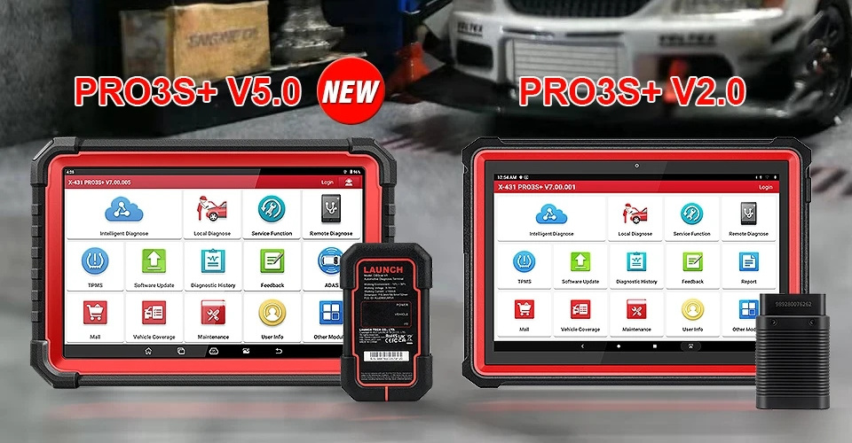 LAUNCH X431 Pro3s Plus V5.0 Full system Automotive Diagnostic tools ECU Coding Active test obd2 scanner pk x431 pro v+