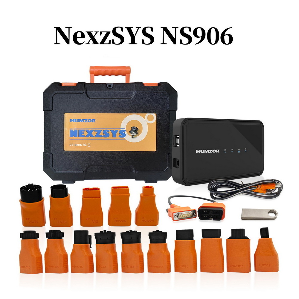 2024 Vehicle Diagnostic Tools Humzor NS906 Diagnostic Scanner for Car and Truck Connecting to Windows Computer