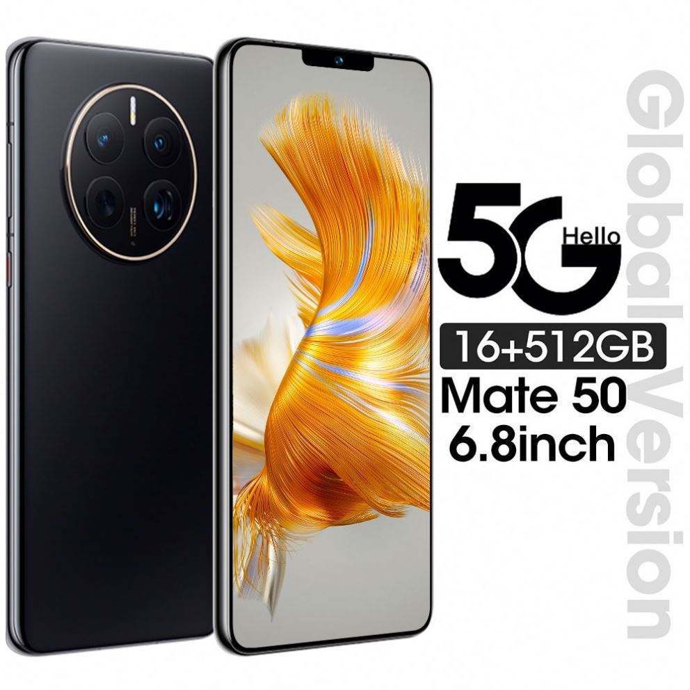 Cheap Brand-new Mate50 Pro unlock 5G Smartphone 7.3Inch Mate 50 Pro Android GSM mobile phones Global Version cell phone