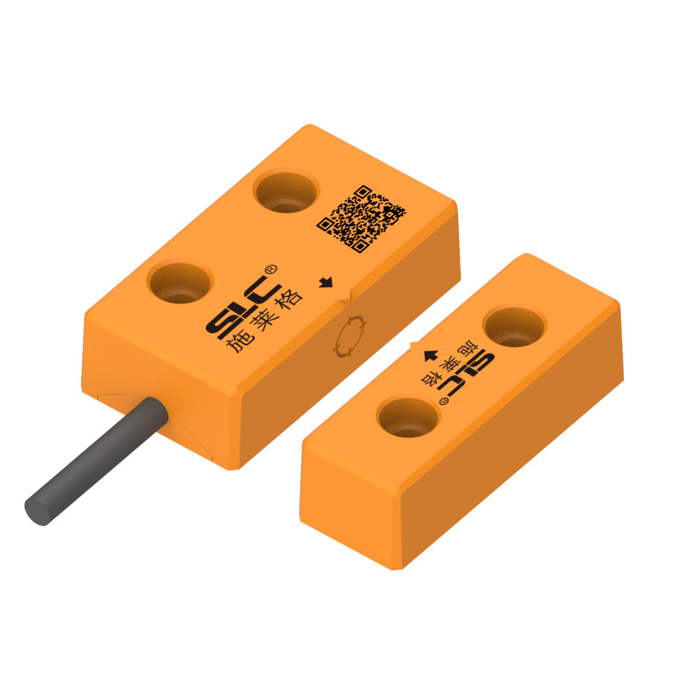 Safety magnetic encoding switch for non-contact door monitoring SLC sensor