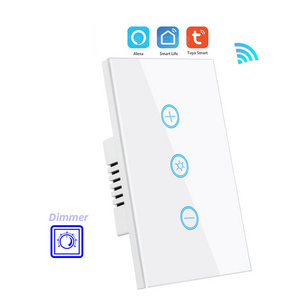 New Arrival Alexa Smart Wifi Dimmer Wall Socket Electric Motion Sensor Light Switch for North American Market