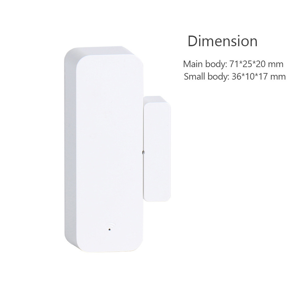 Tuya WiFi Door Sensor Smart Remote Control Open Closed Detector for Smartlife APP Wifi Window Sensor Work with Alexa Google Home