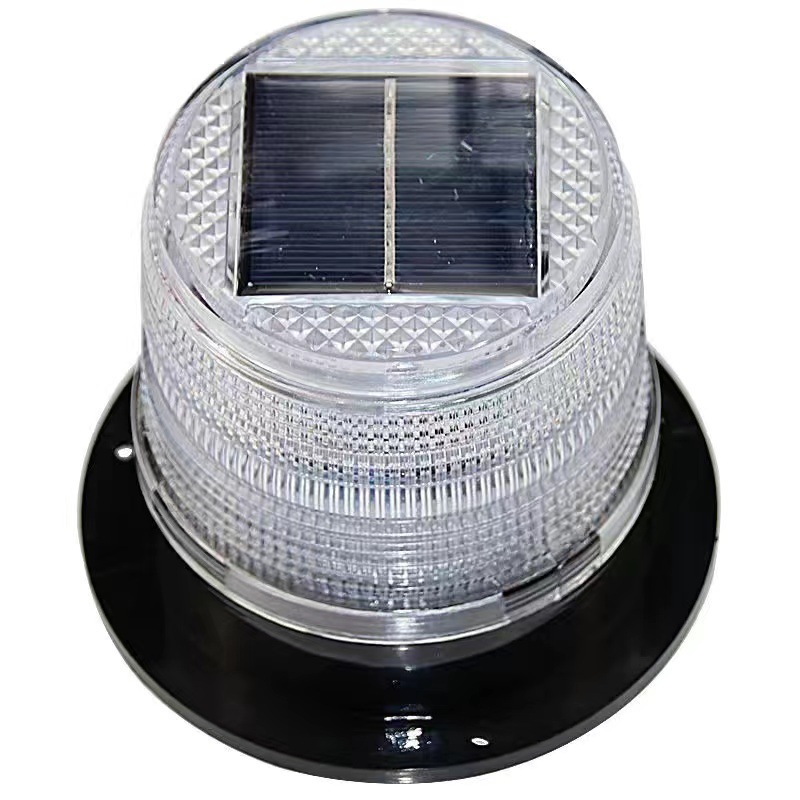 Solar Led Warning Lights 24v For Security Cigo Guardian Secure Beacon Light