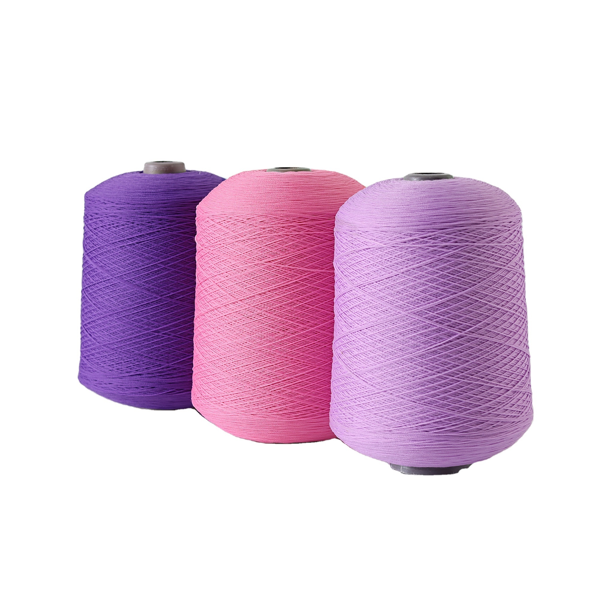 Environmentally Friendly Colorful Polyester Yarn Soft for Sewing Machine Knitting Crochet