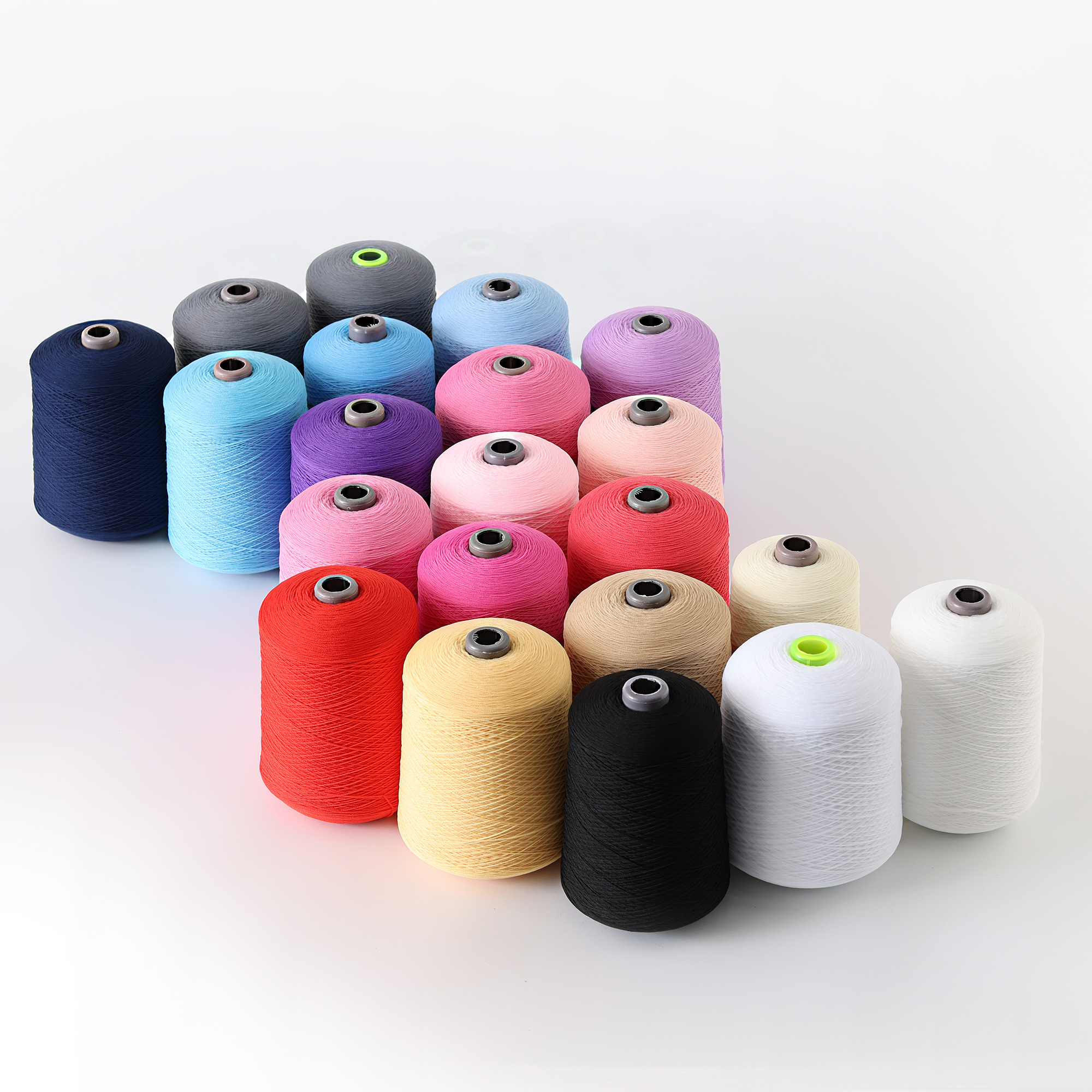 Environmentally Friendly Colorful Polyester Yarn Soft for Sewing Machine Knitting Crochet