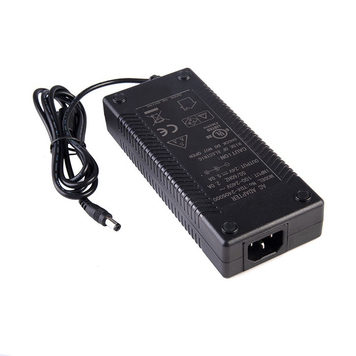 ERP DOE level VI power adapter 24v 6a power supply 24 volt 6 amp ac dc charger adaptor for LED lights CCTV Camera