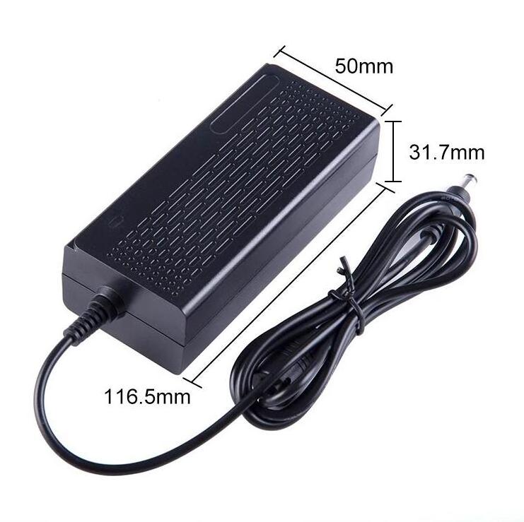 Black Desktop ac dc power adapter 12v 6a power adapter 12 volt 6 amp power supply adaptor for security