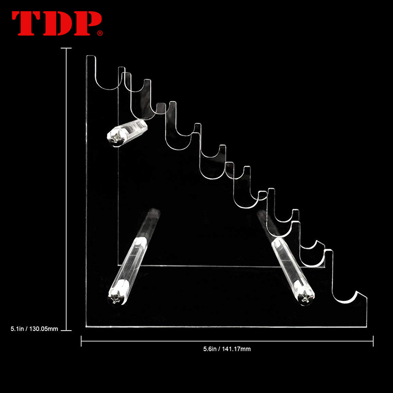 12 Layers Clear Acrylic Display Rack Pen/Eyebrow Pencil Acrylic Holder Display Stand