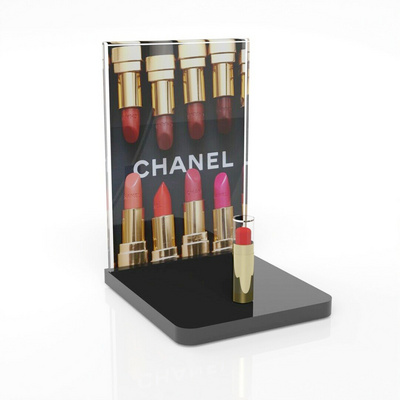 Shopping Mall Counter Top Makeup Product Lipstick Display Stand Acrylic Display