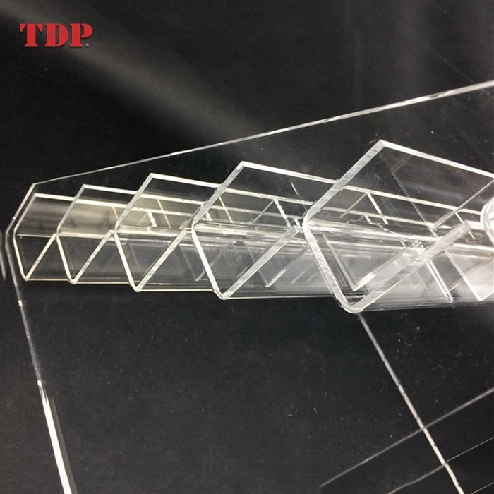 Customized 6 Layer Acrylic makeup display stands countertop cosmetic product lipstick eyelash display stand