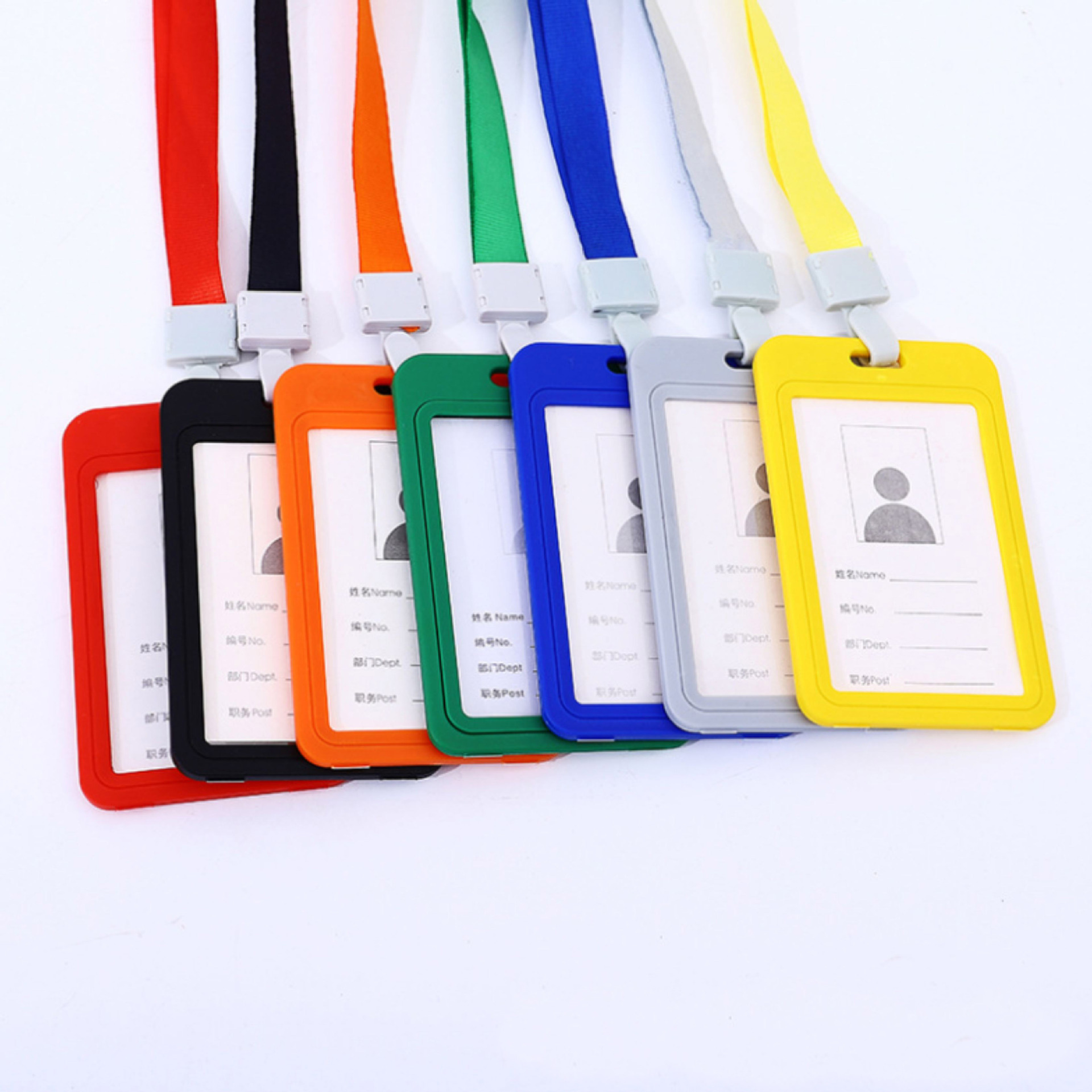 Lanyard plastic pvc phone sports magnetic metal credit leather ID business card holder wallet custom trading card sleeves