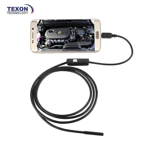 AN97 5.5mm Android and PC 6 LED Waterproof USB Borescope Snake Tube Camera Mirror Inspection driver usb Endoscope Camera