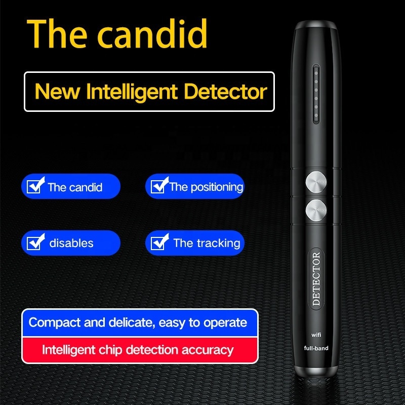 2024 Newest Portable Anti Spy Gadgets Detector  RF Signal Finder Device Hidden Camera Scanner Bug Detector