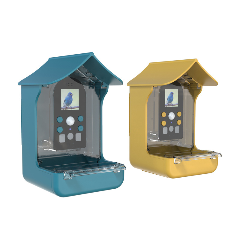 Outdoor Smart Feeding & Watering Supplies Bird Feeder Garden Waterproof Wildlife Gazebo Window Bird Accessories with Camera