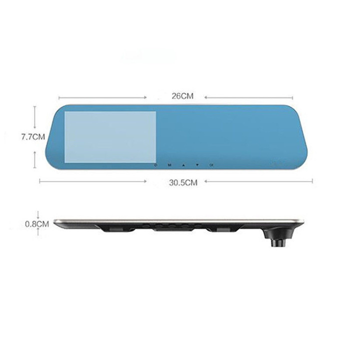 wireless transceiver rear view mirror car monitor for car,1080P Car dvr Rearview Mirror L905