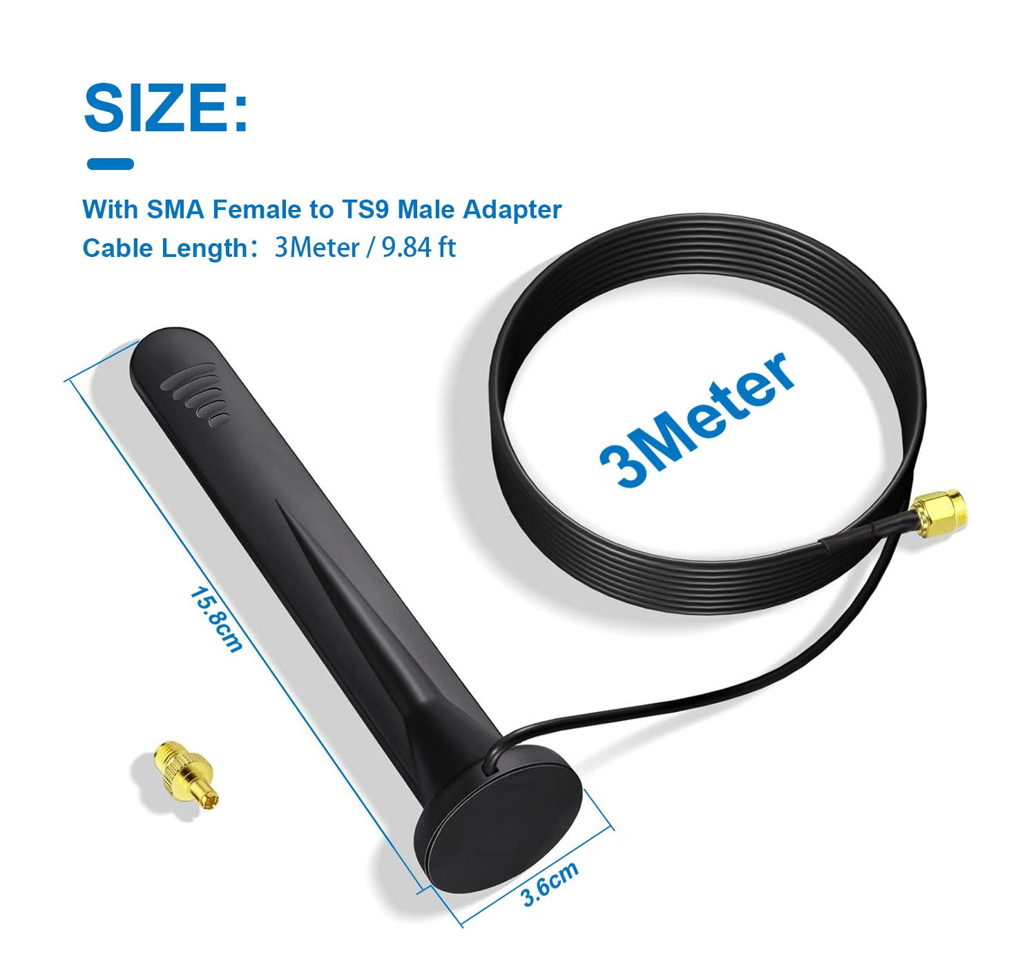 New Antuko 4G Antenna Outdoor Antenne Wifi Longue Portee 50Km Antenna Wifi For Information Data Transmission