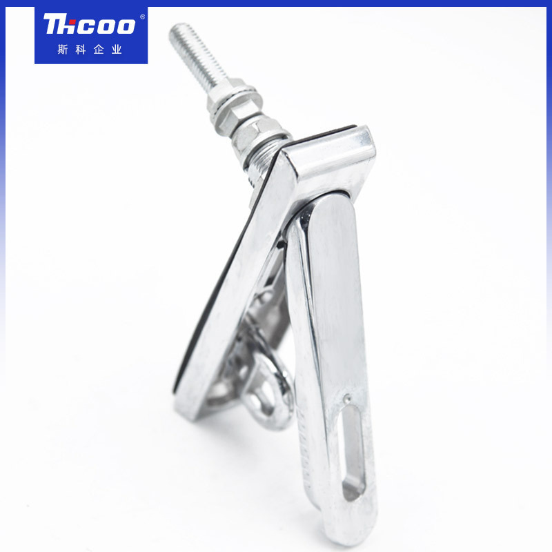 Zinc Alloy Swing Handle Door Lock 3 Point Box Padlockable Panel Latch Lock Electric Box Locker Key Door Cabinet Plane Lock