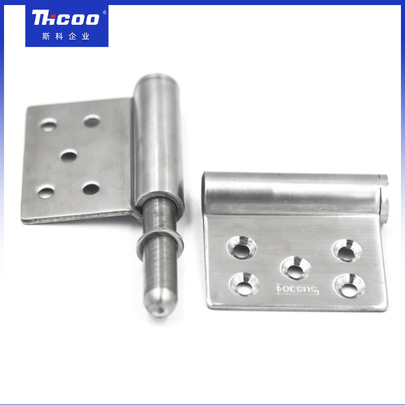 Heavy Duty Stainless Steel 360 Degree Detachable Rotating Hinge Removable Pin Flag Hinge Left And Right Handle Open Door Hinge