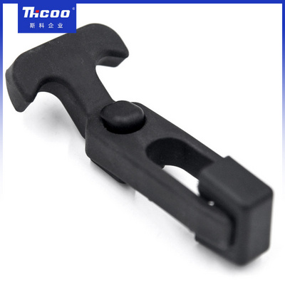 Rubber Buckle Toggle Latch T-Handle Flexible Hasp Black Draw Latch Rubber T Latches