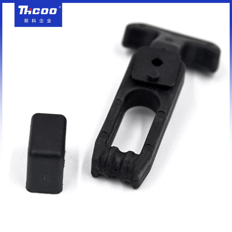 Rubber Buckle Toggle Latch T-Handle Flexible Hasp Black Draw Latch Rubber T Latches