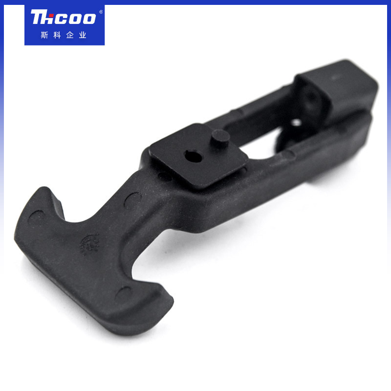 Rubber Buckle Toggle Latch T-Handle Flexible Hasp Black Draw Latch Rubber T Latches