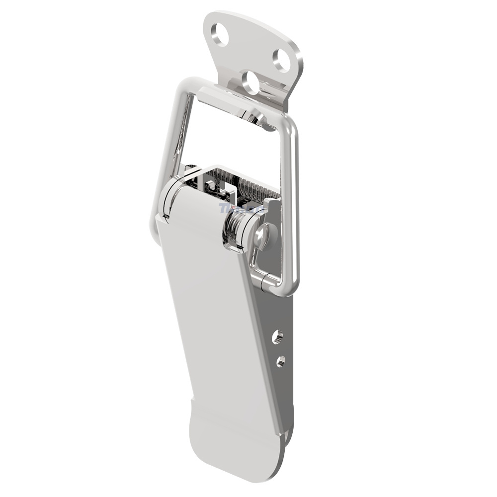 76mm Spring Loaded Latch Catch Toggle Clamp Stainless Steel Tensionlock Hasp for Cabinet Boxes Suitcase Safety