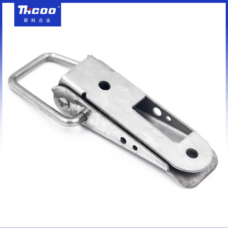 76mm Spring Loaded Latch Catch Toggle Clamp Stainless Steel Tensionlock Hasp for Cabinet Boxes Suitcase Safety