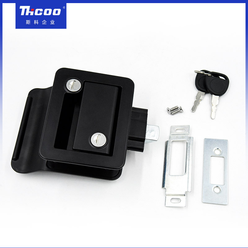 RV Door Latch Zinc Alloy Metal RV Door Latch Replacement Kit RV Door Locks for Travel Trailers with Keys