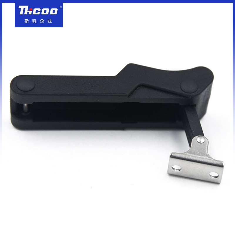 Marine Rubber Buckle Pull-type Door Buckle Toggle Latch Padlock Hasp Flexible Hidden Draw Latch Lock C9104