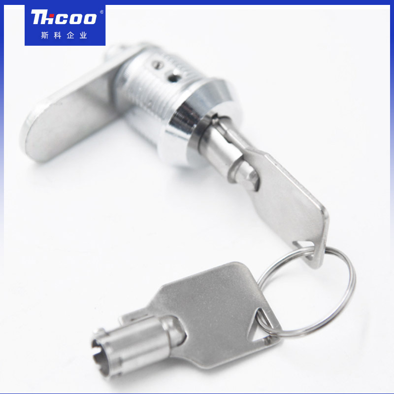 High Security Hidden Furniture Cabinet Cam Lock Door Lock Mini Stainless Steel Tubular Cam Lock with Key A6201