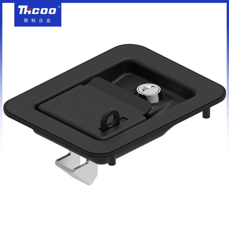 MS866 Mini Push-to-Close Carbon Steel Lockable Toolbox Recessed Paddle Latch