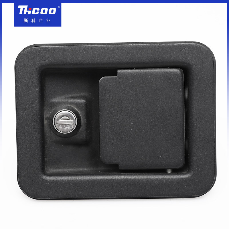 MS866 Mini Push-to-Close Carbon Steel Lockable Toolbox Recessed Paddle Latch