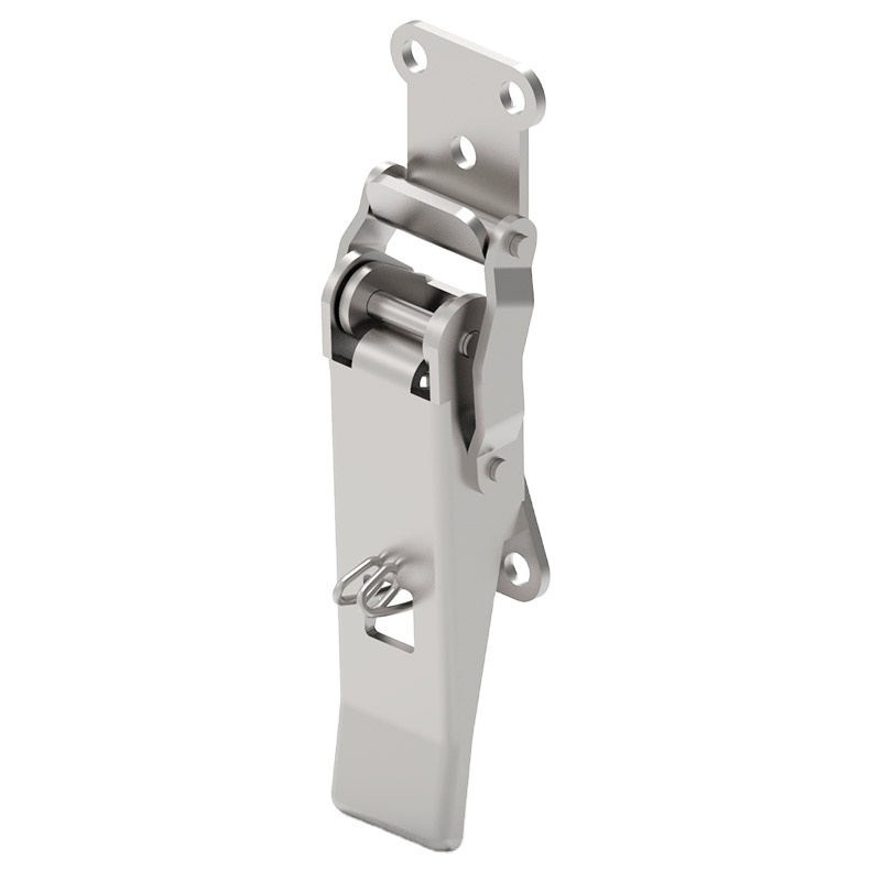 Stainless Steel Adjustable Toggle Clamp Flush Pull Latches Lock Toggle Cooler Draw Spring Loaded Latch