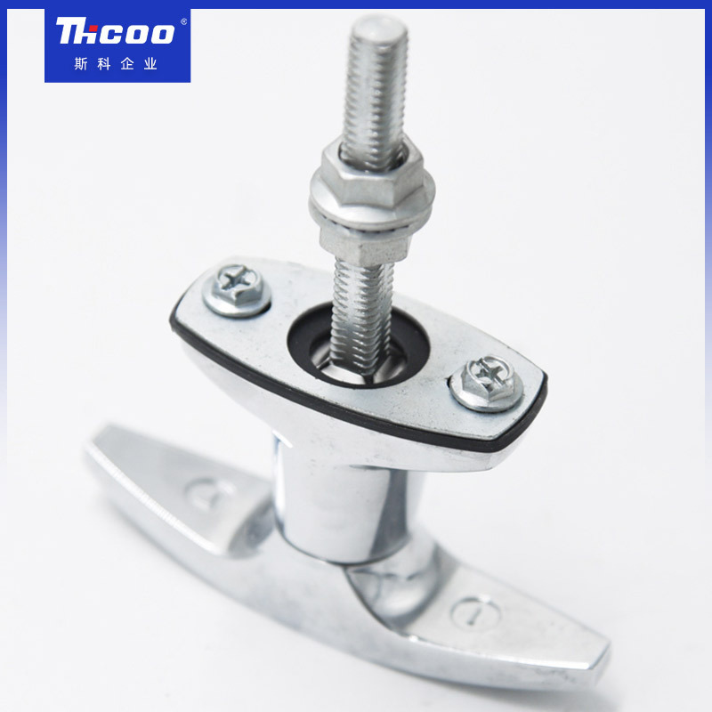 E3-11 Locking T Latch Shed Handle Stainless Steel Quarter Turn Latch Cam Lock Compression Latch