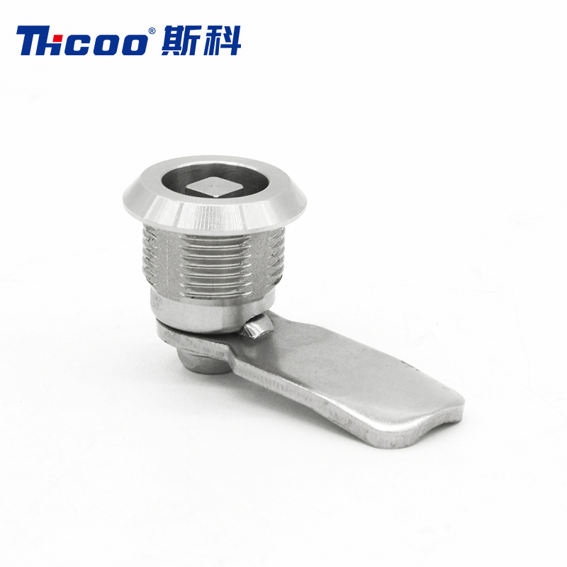 Stainless Steel SUS304 Electric Cabinet Triangle Double Bit Quarter Turn Tubular Cam lock For Panel Enclosures