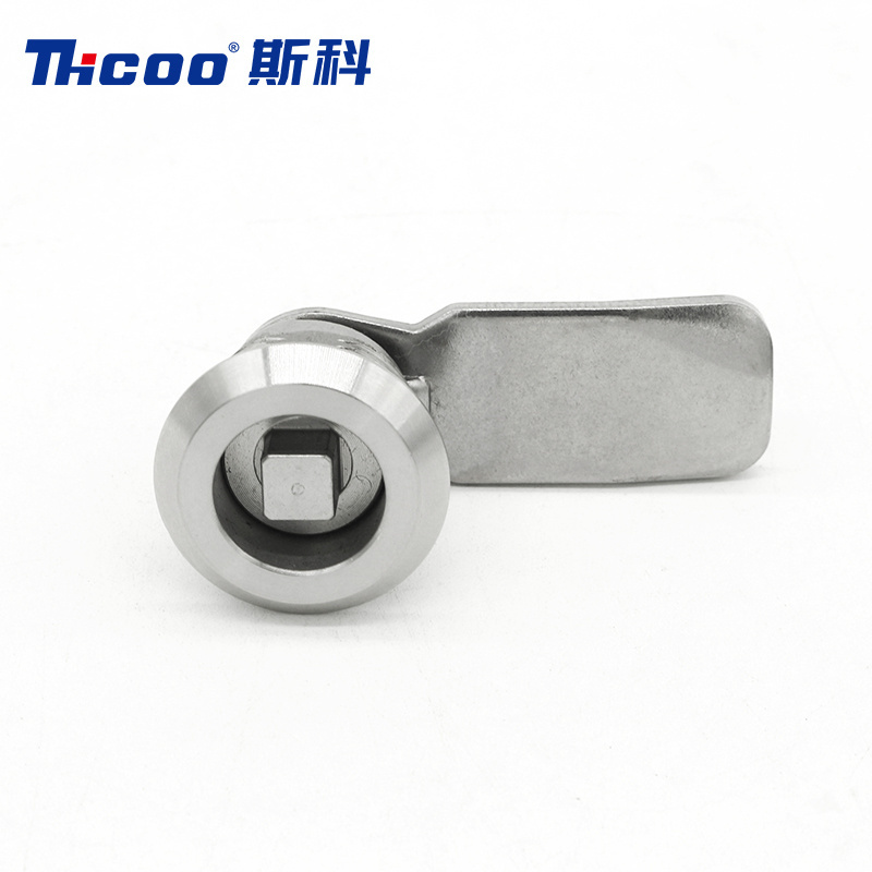 Stainless Steel SUS304 Electric Cabinet Triangle Double Bit Quarter Turn Tubular Cam lock For Panel Enclosures