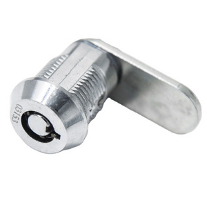 Tubular Cam Lock 1-1/8 inch Cabinet Lock Keyed Alike with Chrome Finish for Vending Machine Tool Box Mailbox ATM