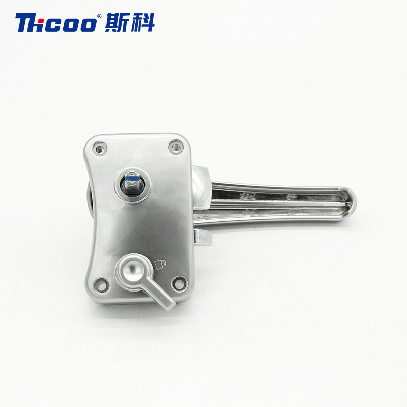 Handle Bathroom Twist Turn Lock Polished Chrome Privacy Knob Boat Latch RV Toilet RV Washroom Door Lock for Camper Accessories