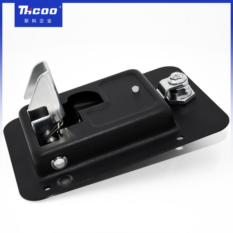 Hot Sale Boat Carbon Steel Door Lock Trailer Camper Paddle Handle Latch Motorhomes Accessories Recessed Plane Lock